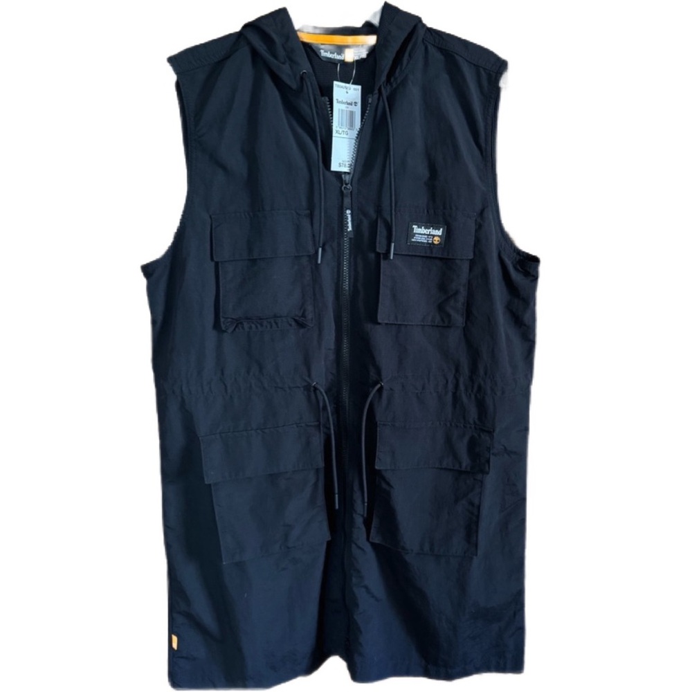 Timberland Black SleevelessHooded Jacket